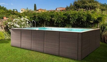 piscine laghetto, dolce vita, rattan