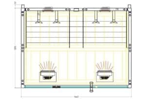 Sauna-cabina infrarossi TICINO