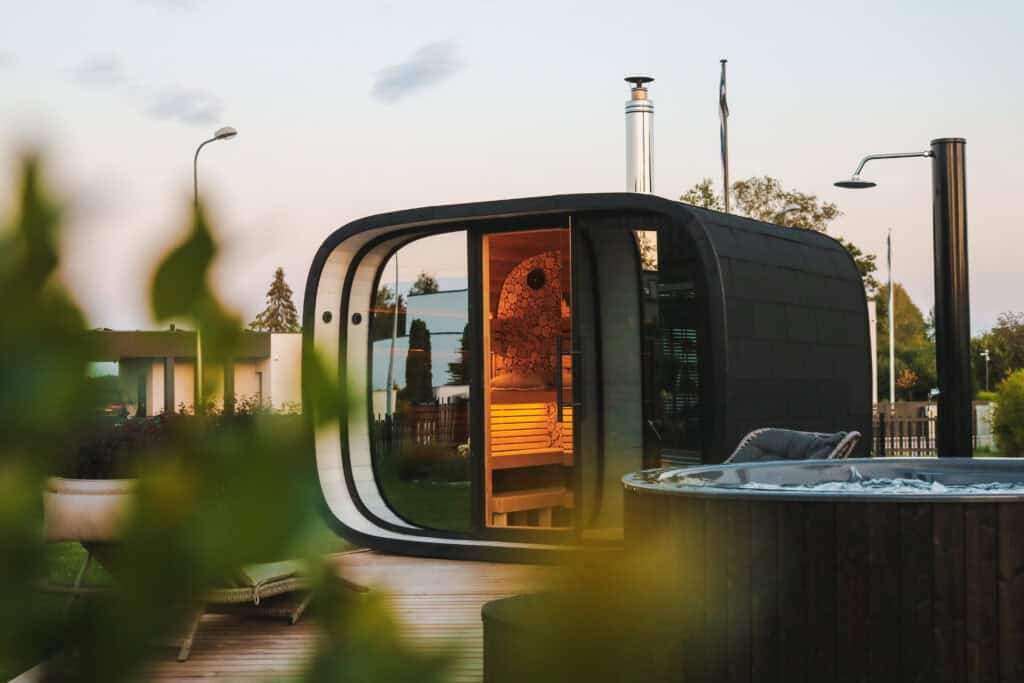 Sauna Round Cube