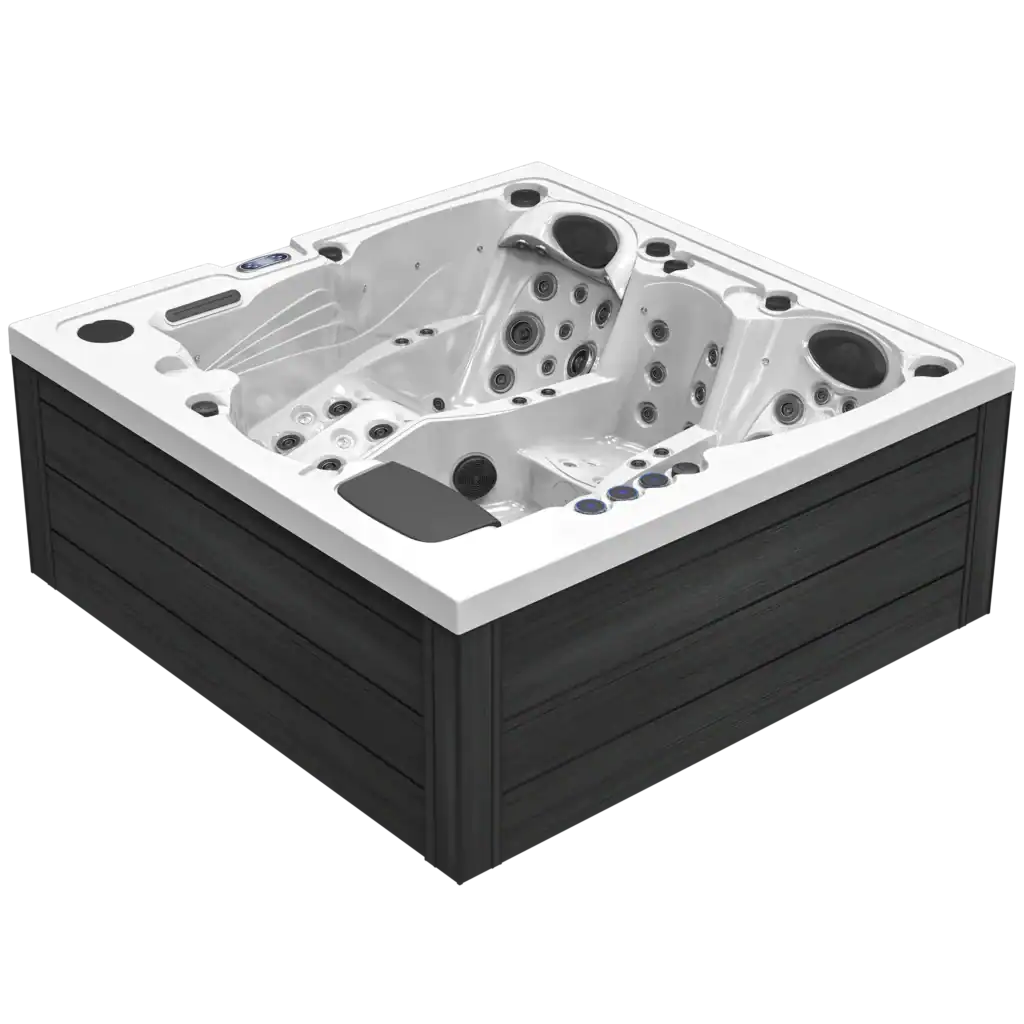 Idromassaggio Kayla 4 posti full optional – Atec Pool Idromassaggio Kayla 4 posti full optional con chaise longue e sedute ergonomiche Atec Pool