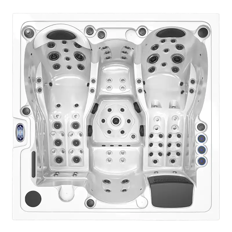 Idromassaggio Kayla 4 posti full optional – Atec Pool Idromassaggio Kayla 4 posti full optional con chaise longue e sedute ergonomiche Atec Pool