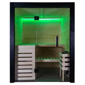 Sauna Family La sauna modello Family di Harvia è progettata per offrire benessere e relax a tutta la famiglia. Con spazi ottimizzati e materiali di alta qualità, questa sauna garantisce un’esperienza confortevole e sicura per grandi e piccoli. Grazie al design moderno e funzionale, si integra facilmente in qualsiasi ambiente, trasformando ogni momento in un’occasione speciale di relax. Scegli il modello Family di Harvia per creare ricordi indimenticabili con i tuoi cari, all’insegna del calore e della tradizione finlandese.